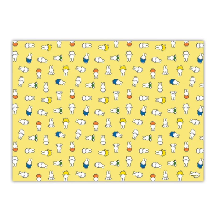 MIFFY Yellow Gift Wrap with Miffy Design - Premium Wrapping Paper for Birthdays & Special Occasions
