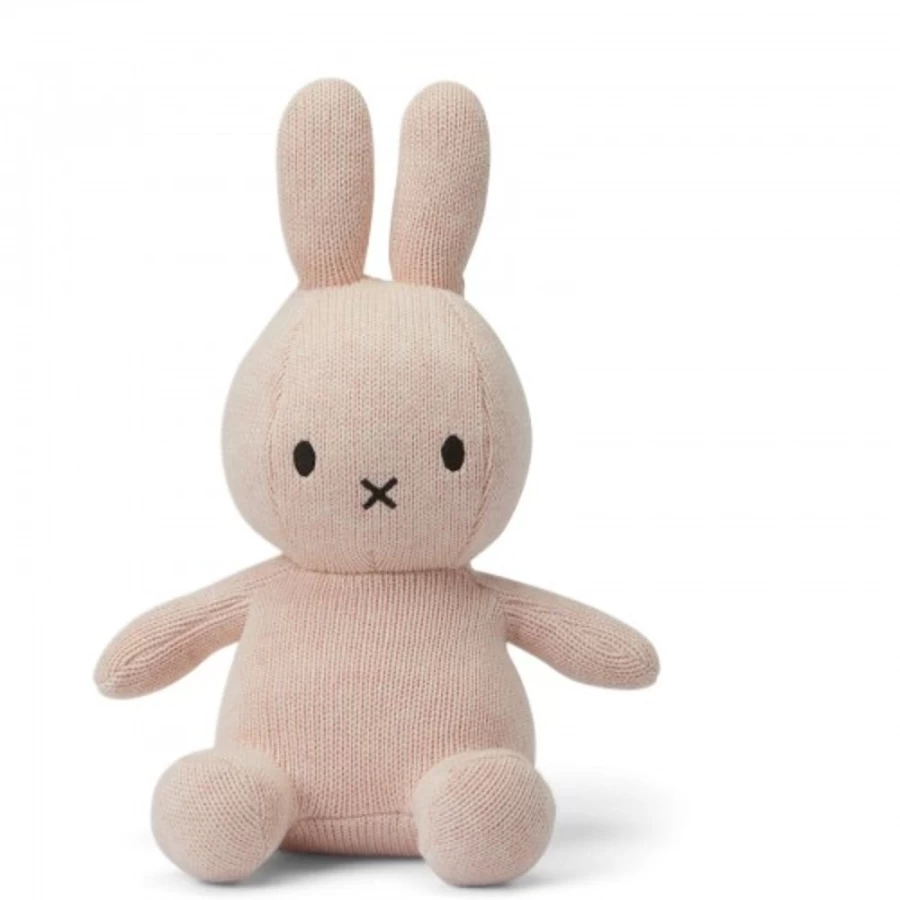 MIFFY Organic Cotton Plush Toy - 23Cm Sitting Bunny Stuffed Animal - 9" Soft Cuddly Miffy Doll for Kids