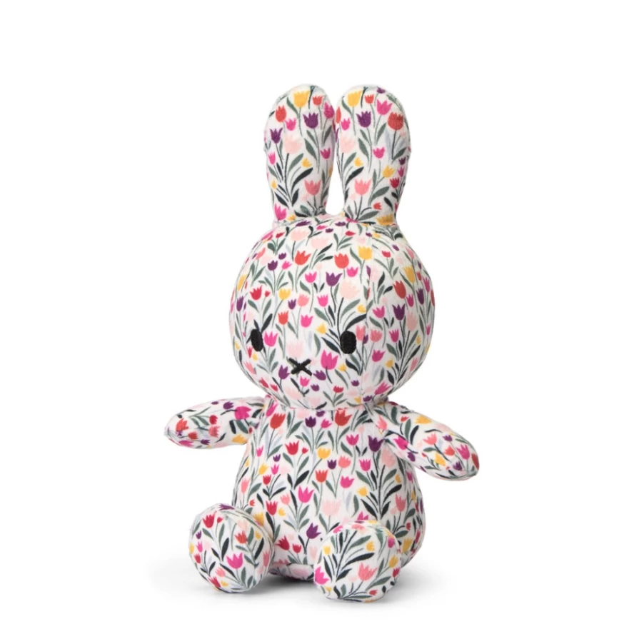 MIFFY Official Tulip Pattern Plush Toy - Soft Stuffed Animal Collectible