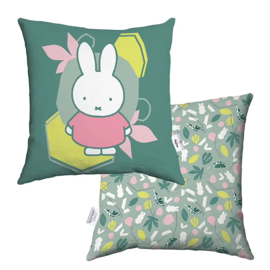 MIFFY Pink Floral Cushion - Soft Dress Design Home Decor Gift