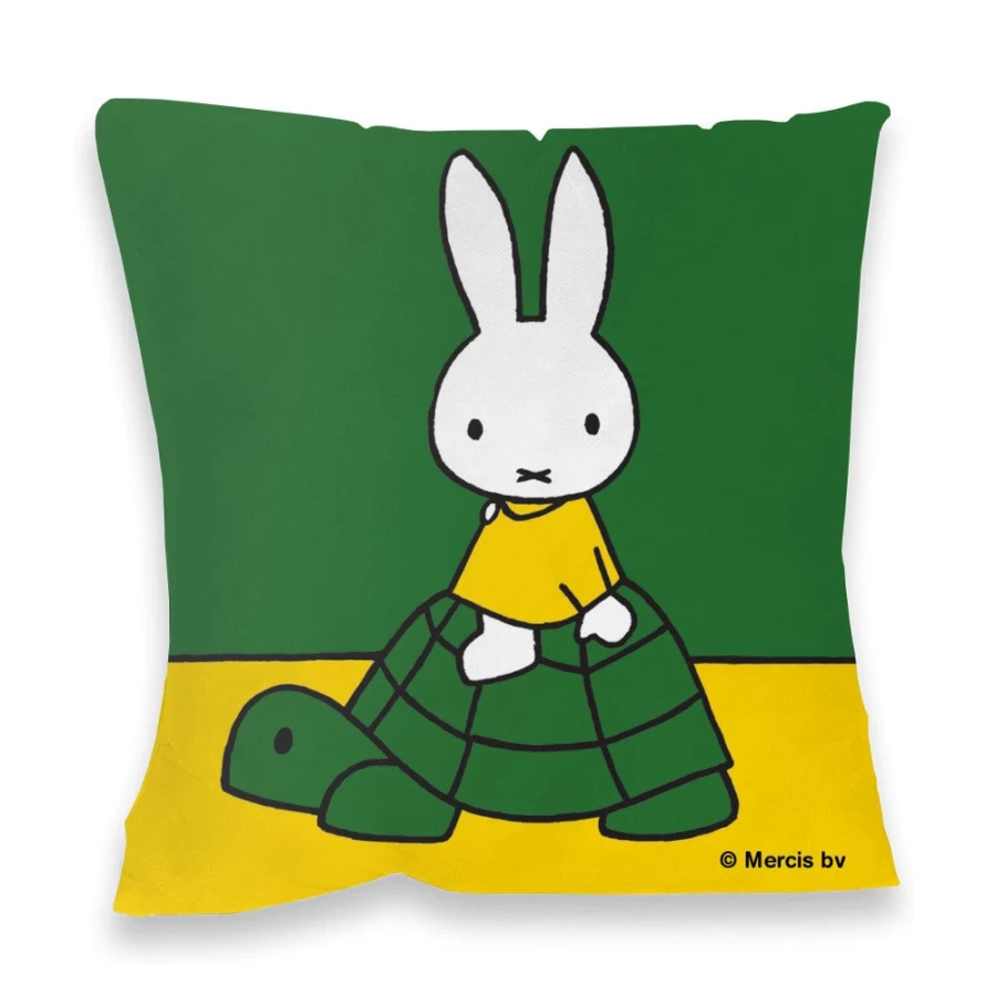 MIFFY Plush Tortoise Cushion - Soft Comfort Stuffed Animal Pillow